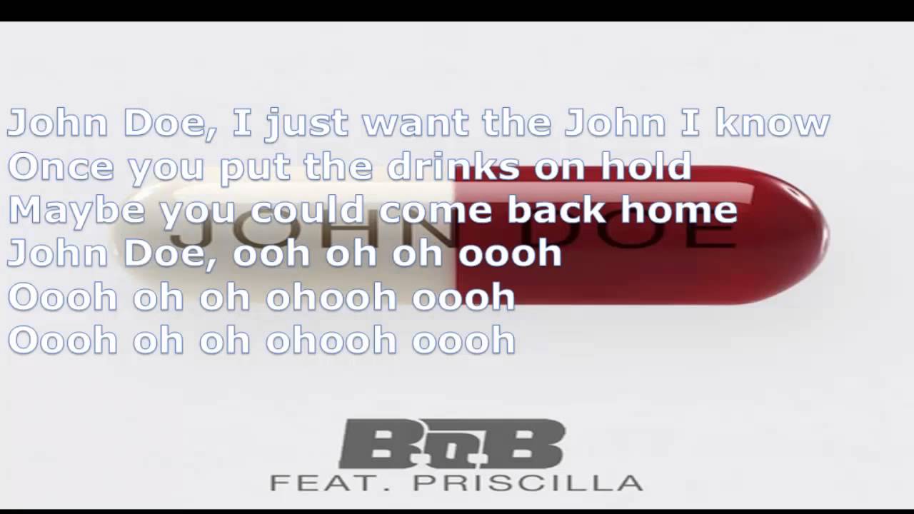 B O B Ft Priscilla John Doe LYRICS - YouTube