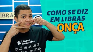 COMO SE DIZ EM LIBRAS ONÇA | LIBRAS PARA INICIANTES