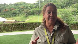 Gina Cuza, Directora del Área de Conservación Marino Cocos