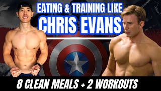 I Ate and Trained like Chris Evans for a Day l Captain America Diet and Workout