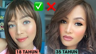 PANGLING! TUTORIAL MAKEUP BIAR GAK KELIATAN TANTE2