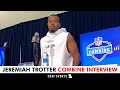 Jeremiah Trotter Jr. NFL Combine Interview On Meeting With Eagles & Steelers, Preparing For Combine