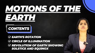 Motions Of The Earth - Earth's Rotation