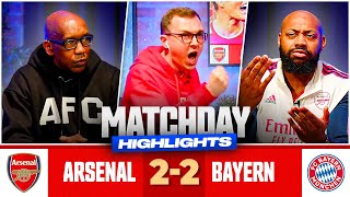 Champions League Classic Ends In Draw! | Arsenal 2-2 Bayern Munich | Match Day Highlights