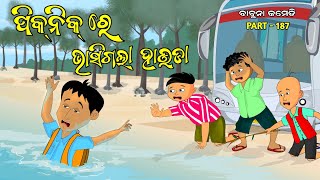 ପିକନିକରେ ଭାସିଗଲା ହାଉଡ଼ା || picnic comedy || new year || babuna comedy part 187