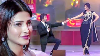 Shruti Haasan Enjoying Ileana And Shahid Kapoor Super Energetic Dance Moves