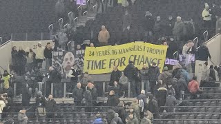 THE SIT IN PROTEST AFTER THE AT MATCH: Tottenham Hotspur Stadium: Spurs 1-0 Manchester United