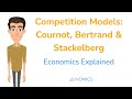 Competition Models: Cournot, Bertrand & Stackelberg