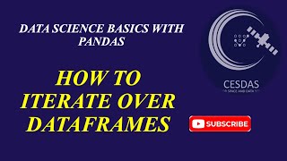 13. How to Iterate over dataframes using python pandas