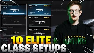 TOP TEN ELITE CLASS SETUPS TO DOMINATE IN MODERN WARFARE! (IMPROVE YOUR KD)