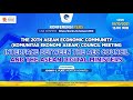 Konferensi Pers - The 20th ASEAN Economic Community (AEC) Council Meeting