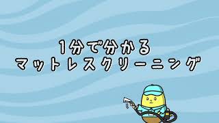 1分で分かるマットレスクリーニング