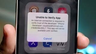 How To Fix Unable To Verify App On ANY iPhone!