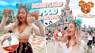 I Only Ate DISNEYLAND Food for 24 HOURS!!