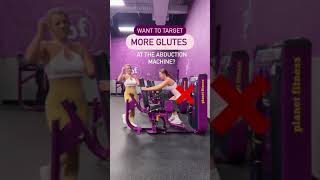 How to Target More Glutes On The Planet Fitness Abduction Machine!