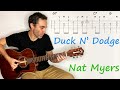 Nat Myers - Duck N’ Dodge - guitar lesson / tutorial / cover with tab