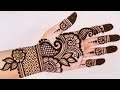 ईद स्पेशल दुल्हन मेहँदी की डिज़ाइन|simple full hand mehndi design for eid|mehndi designs