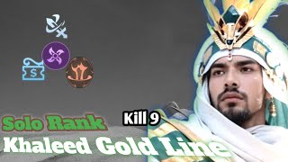 Solo Rank Khaleed Goldline begini tutorialnya