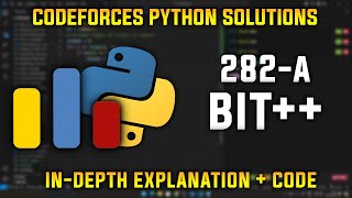 282A | Bit++| Codeforces Python Solutions | Explanation + Walkthrough