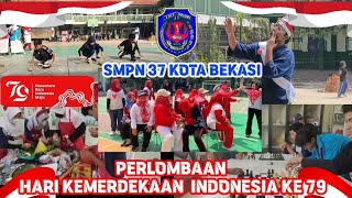 KEGIATAN LOMBA MEMPERINGATI HARI KEMERDEKAAN INDONESIA KE 79 di SMP N 37 KOTA BEKASI