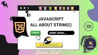 Javascript string methods cheatsheet