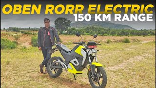 Oben Rorr Electric Motorcycle | 200 Km Claimed Range| Ride Review | Times Drive