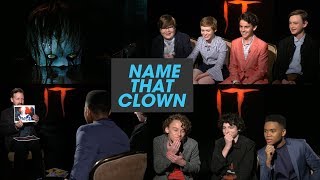 The 'It' Losers Club Plays 'Name That Clown'