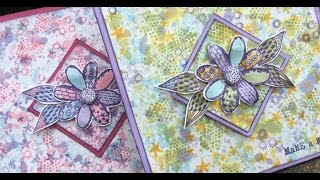 Card Stamping Tutorial   Rubber Dance Textured Flowers 1