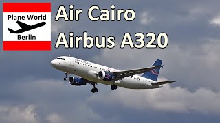 Air Cairo Airbus A320 *SU-BPW* landing at Berlin Brandenburg Airport