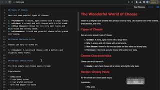 Markin: Markdown to HTML Text Editor with Vim Bindings