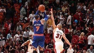 Carmelo scores 50 points against the Heat!