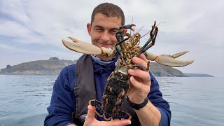 Hand Hauling The Fish Locker Lobster Pots - Protecting, V notching and Releasing Pregnant Lobster