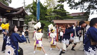 荒井神社秋祭り宵宮 日之出町屋台宮入り2022