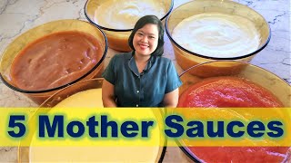 5 MOTHER SAUCES | PREPARING STOCKS SAUCES AND SOUPS | TLE COOKERY 10