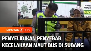 Polisi Selidiki Penyebab Kecelakaan Maut Bus Rombongan Pelajar Terguling di Subang | Liputan 6
