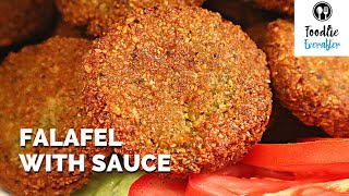 Crunchy Falafel Easy Recipe | Falafel Roll | Falafel with Sauce | Foodlie Everafter *-*