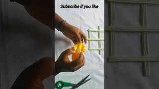 How to make Wall hanging craft, paper crafts, Diy paper flower, #shorts  #craft #creative