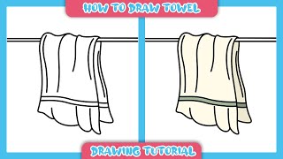 How to Draw a Towel Step by Step - Nifty Toy Art