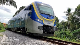 KTMB Twin DMU's , DMU 02 Kota Bharu and DMU 12. Taken at Kuala Lipis and Gua Musang train station.