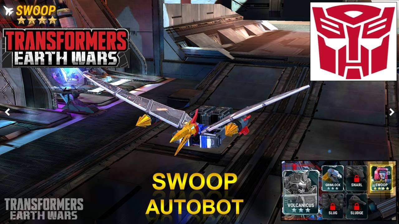 Transformers: Earth Wars - Unlocking Autobot SWOOP (4 STAR RARITY ...