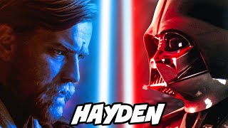 This is How Hayden as Vader Will Fight Obi-Wan in The Kenobi Show