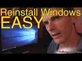 How to reinstall Windows 8.1 or 10 without disc or USB - INCREDIBLY EASY!