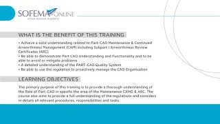 EASA Part CAO - Combined Airworthiness Organisation Regulatory Obligations Course Introduction - SOL