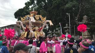 20190922 英賀神社拝殿新築祝賀練り 英賀東屋台