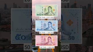 Thailand Currency 🇹🇭 2023 #thailand