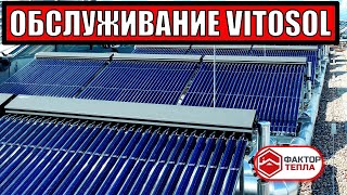 Обслуживание солнечных коллекторов Viessmann Vitosol