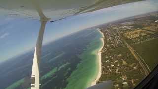 Flying over Busso in a Cesna 172