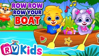 Row Row Row Your Boat Song | Kids Songs & Nursery Rhymes by RV AppStudios