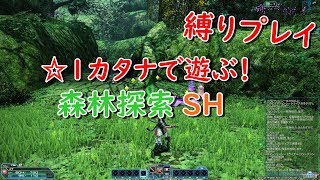 【PSO2】森林探索Sh　縛りプレイ　カタナ