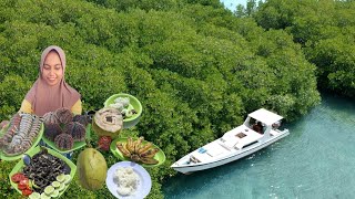 CAMPING DIHUTAN BAKAU HUNTING UDANG MANTIS, CUMI2 & MASAK DIATAS PERAHU
